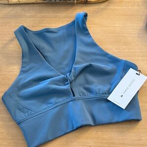 Blue Sports Bra by Thrive Societe